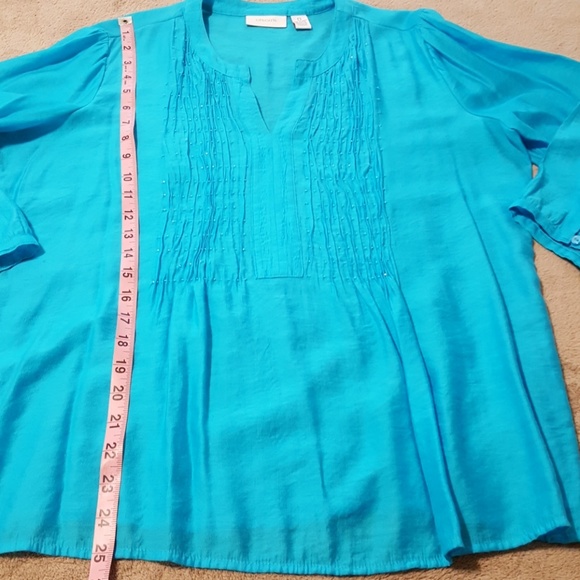 Chico's Boho Style Top/Cover Up. Size Sm/Med - Picture 6 of 8